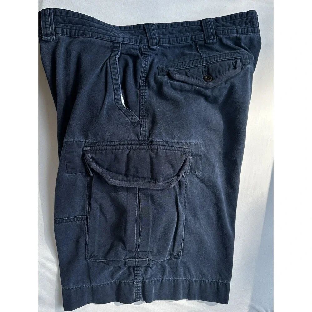 Vintage Polo Ralph Lauren Cargo Shorts Mens 38 Navy Military 9.5